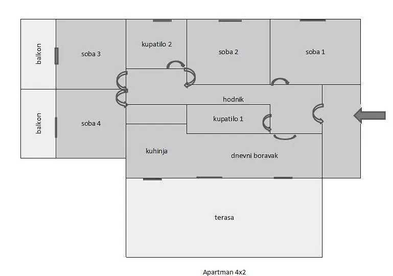 Apt Stefanic 4/2 Apartment Baska  0*, Baska (Krk) Croatia